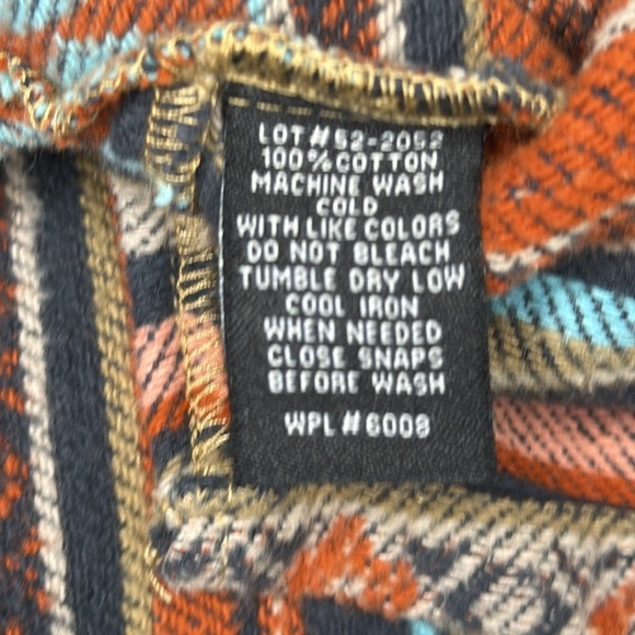 Rock & Roll Denim Cowgirl Ladies Aztec Southwest Boyfriend Fit Shirt Jacket XXL - Picture 10 of 12